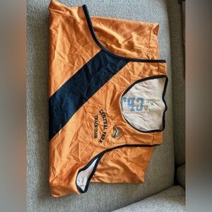 Brooks White T-Shirt with Black Central Park Track Club Graphic